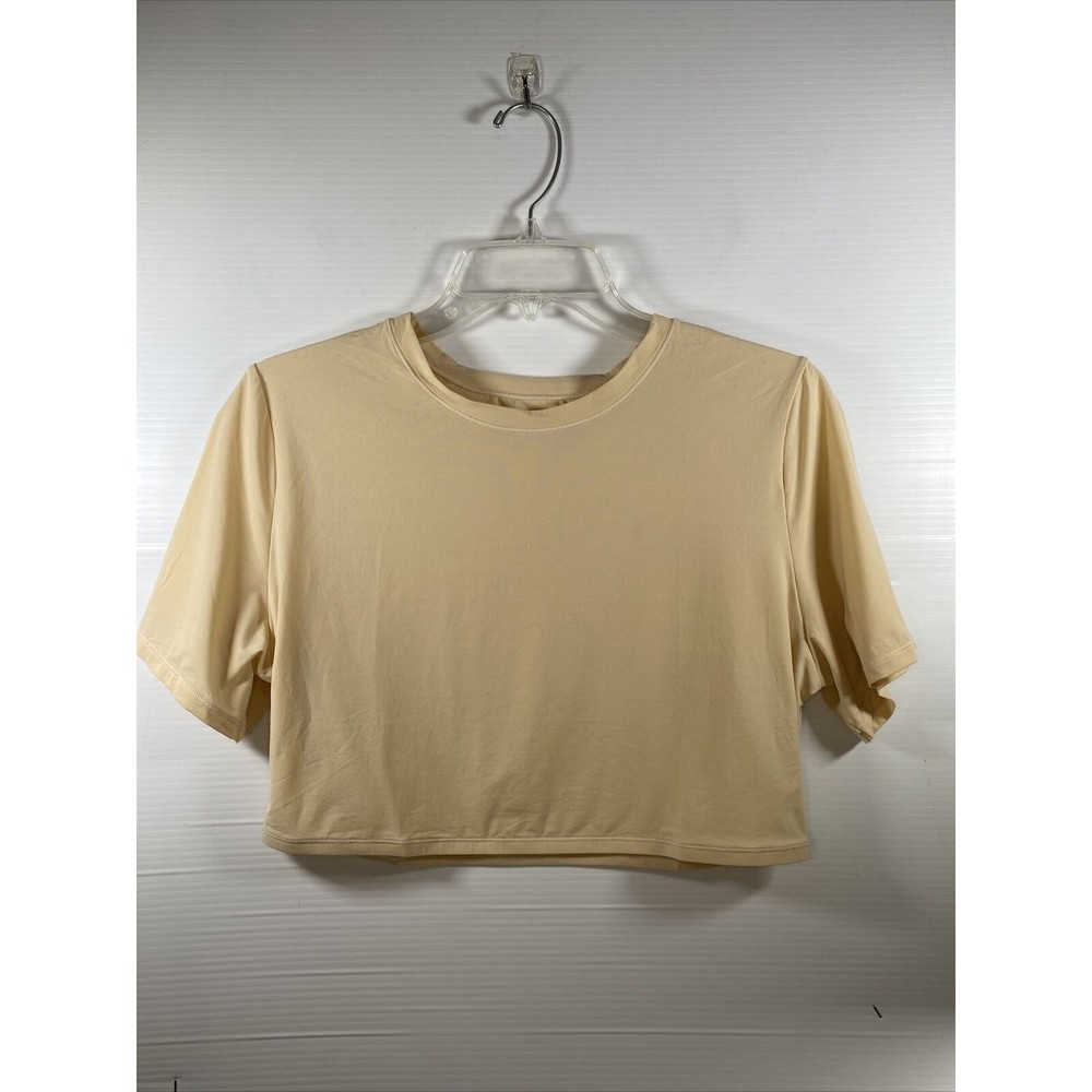 SKIMS Fits Everybody Super Cropped T-Shirt AP-TSH-0656 Sand Size 3X NWT